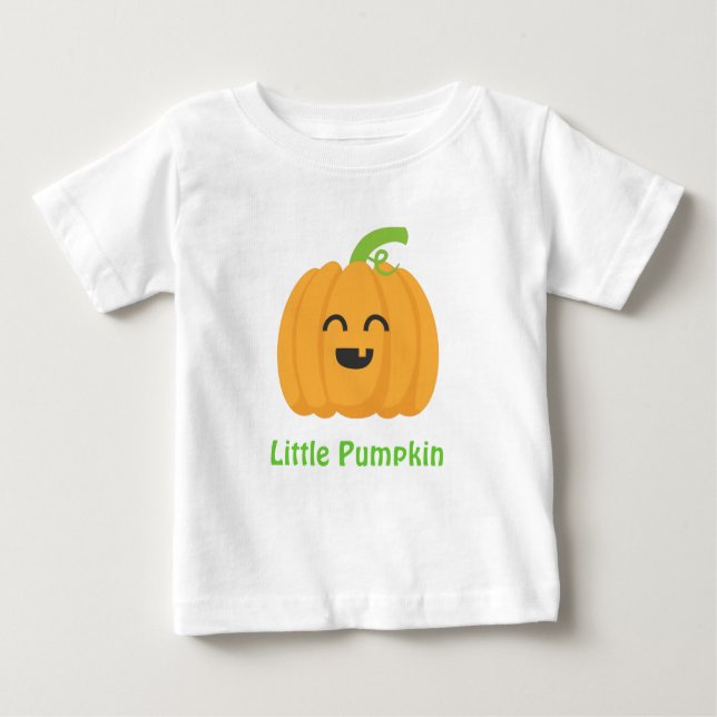 Camiseta Para Bebê Trick ou Treat Halloween Pumpkin for Baby (Frente)