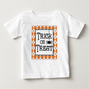 Camiseta Para Bebê Trick ou Treat, meu Halloween de 1rua
