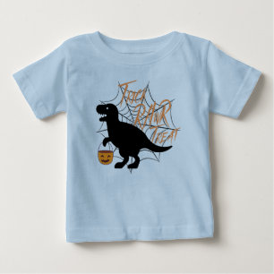 Camiseta Para Bebê Trick Rawr Treat