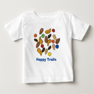 Camiseta Para Bebê Trilhos Felizes Trilhos Trilhos Misturando Trilhos