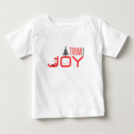 Camiseta Para Bebê Trim for Joy