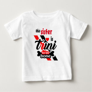 Camiseta Para Bebê Trini 2 de bone Sister