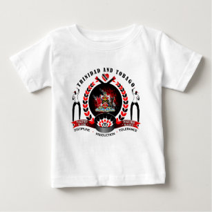 Camiseta Para Bebê Trinidad e Tobago - Orgulho Nacional