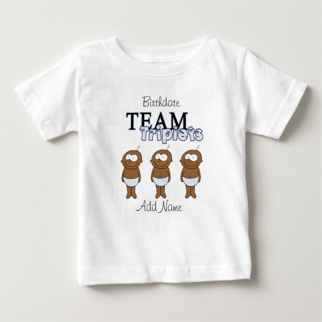 Camiseta Para Bebê Trio (Frente)