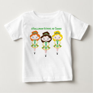 Camiseta Para Bebê Trio do grupo de dançarinos irlandeses KIDLETS