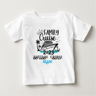 Camiseta Para Bebê Trip Sunset T da Família de Navios de Cruzeiro Per