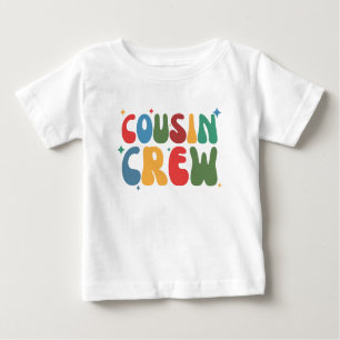 CAMISETA PARA BEBÊ TRIPULAÇÃO DE CUUSÃO