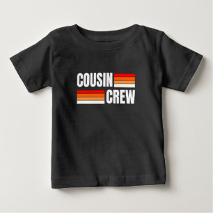 CAMISETA PARA BEBÊ TRIPULAÇÃO DE PRIMOS