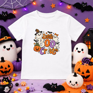 Camiseta Para Bebê tripulação fantasma Little Boo fofa
