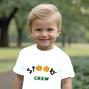 Camiseta Para Bebê Tripulação Spooky