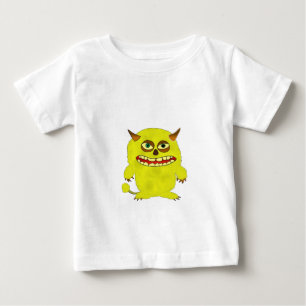 Camiseta Para Bebê troll de sanduíche monstro