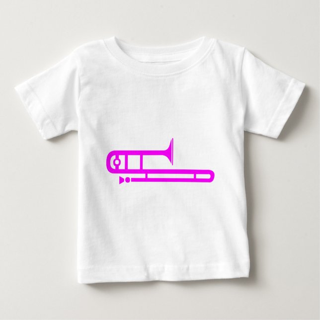 Camiseta Para Bebê Trombone (Frente)