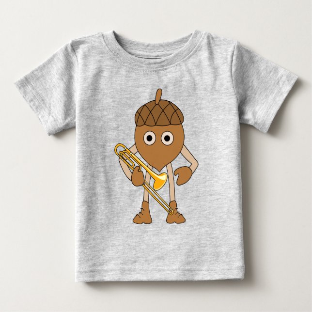 Camiseta Para Bebê Trombone Nut (Frente)