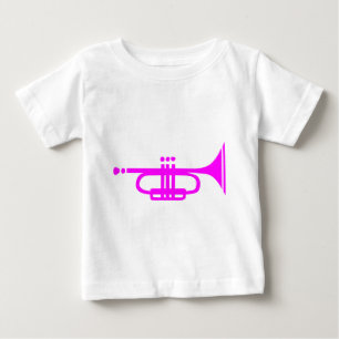 Camiseta Para Bebê trompete