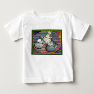 Camiseta Para Bebê Trompetes Porcos Três