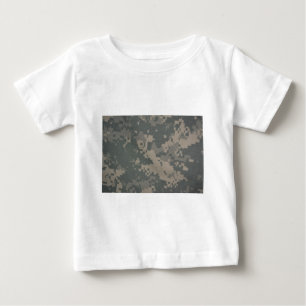 Camiseta Para Bebê Tropas de Camuflagem de Padrão Acu Arte Digital Pa