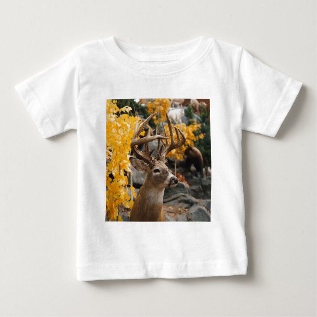 Camiseta Para Bebê Trophy Deer (Frente)