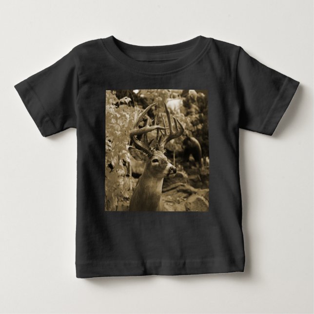 Camiseta Para Bebê Trophy Deer (Frente)