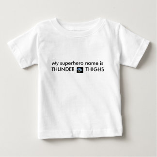 Camiseta Para Bebê troveje, meu super-herói que o nome é COXAS