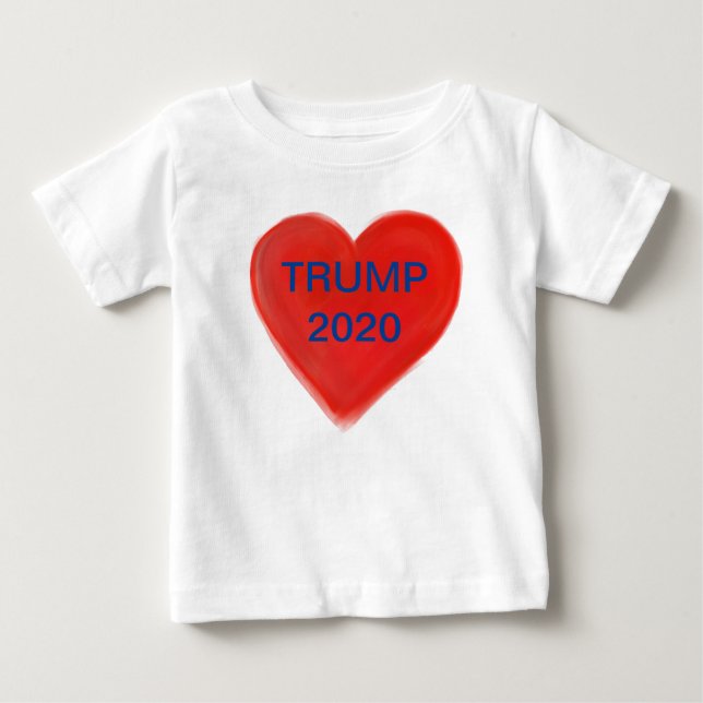 CAMISETA PARA BEBÊ TRUMP 2020 (Frente)