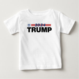 Camiseta Para Bebê Trump 2024