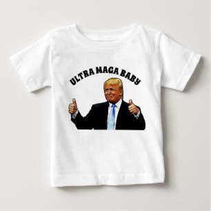 CAMISETA PARA BEBÊ TRUMP BABY E TODDLER ULTRA MAGA