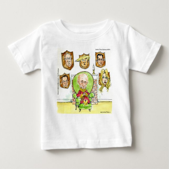 Camiseta Para Bebê Trump Está Putin No Ritz Gifts (Frente)