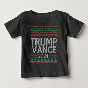 Camiseta Para Bebê Trump Vance Devolvam a América Eleição Voto EUA