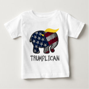 Camiseta Para Bebê Trumplican-1