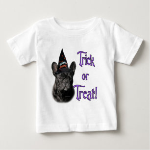 Camiseta Para Bebê Truque de Buldogue Francês