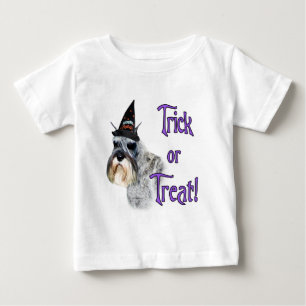 Camiseta Para Bebê Truque de Miniatura Schnauzer