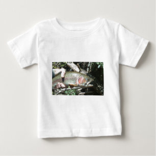 Camiseta Para Bebê Truta de arco-íris
