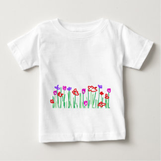 Camiseta Para Bebê tshirt baby flowers