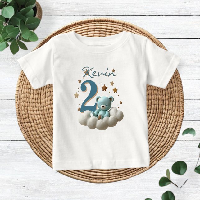 Camiseta Para Bebê tshirt bear birthday party (Criador carregado)