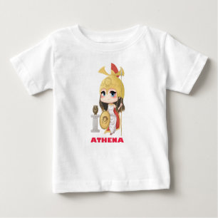 Camiseta Para Bebê TShirt do bebê de Athena
