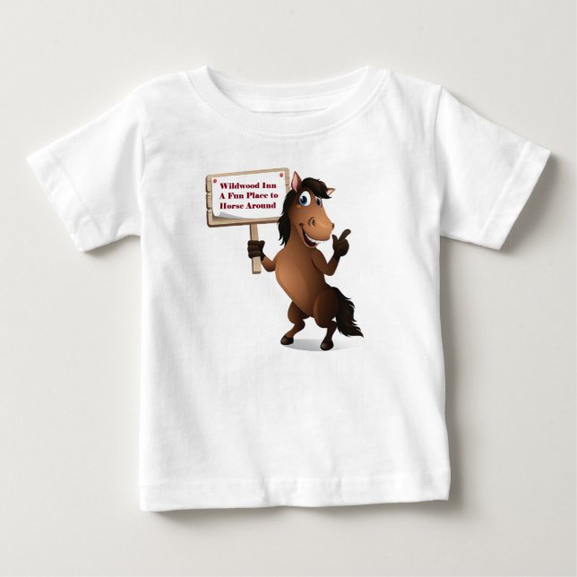 Camiseta Para Bebê TShirt dos miúdos (Frente)