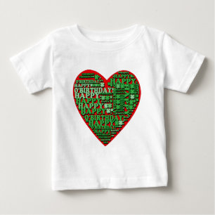 Camiseta Para Bebê Tshirt feliz do aniversário do Dia de São Patrí