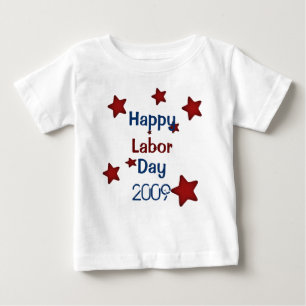 Camiseta Para Bebê Tshirt feliz do Dia do Trabalhador