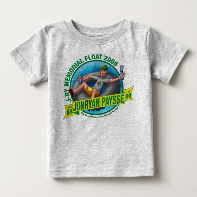 Camiseta Para Bebê tshirt infantil (cinzento) (Frente)