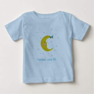 Camiseta Para Bebê Tshirt personalizado da cara de lua