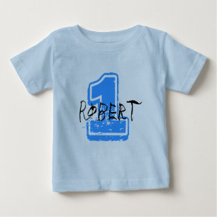 Camiseta Para Bebê Tshirt personalizado do nome e da idade