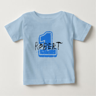 Camiseta Para Bebê Tshirt personalizado do nome e da idade