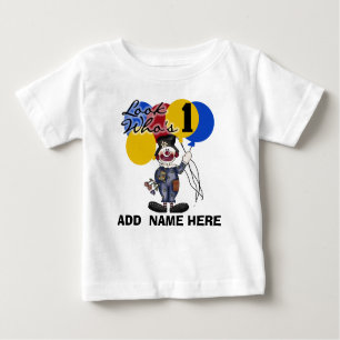 Camiseta Para Bebê Tshirt personalizado do primeiro aniversario do