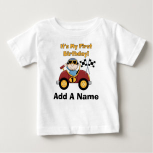Camiseta Para Bebê Tshirt vermelho personalizado do primeiro