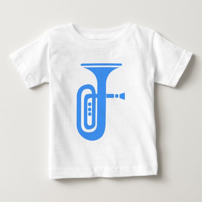 Camiseta Para Bebê Tuba (Frente)
