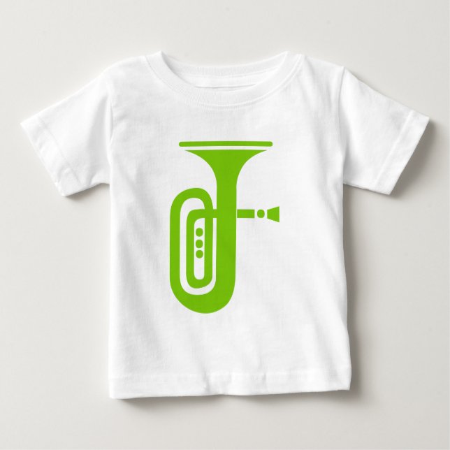 Camiseta Para Bebê Tuba (Frente)