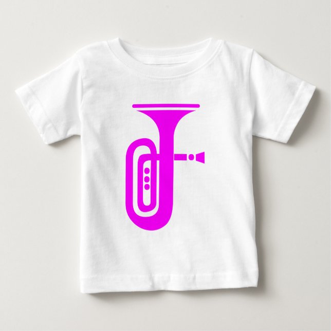 Camiseta Para Bebê Tuba (Frente)
