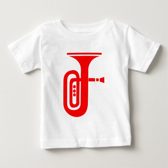 Camiseta Para Bebê Tuba (Frente)