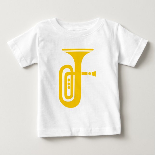 Camiseta Para Bebê Tuba (Frente)