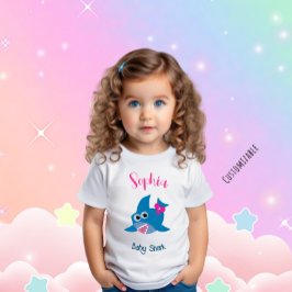 Camiseta Para Bebê Tubarãozinho